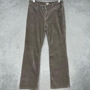 J Jill Jeans Women's Sz 8 Brown Stretch Authentic Fit Below Waist Boot Cut Denim